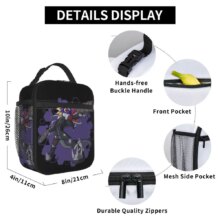 Digimon And Crests Insulated Lunch Bag High Capacity Nostalgic Lunch Container Thermal Bag Tote Lunch Box Travel Bento Pouch Digimon And Crests Insulated Lunch Bag High Capacity Nostalgic Lunch Container Thermal Bag Tote Lunch Box Travel Bento Pouch