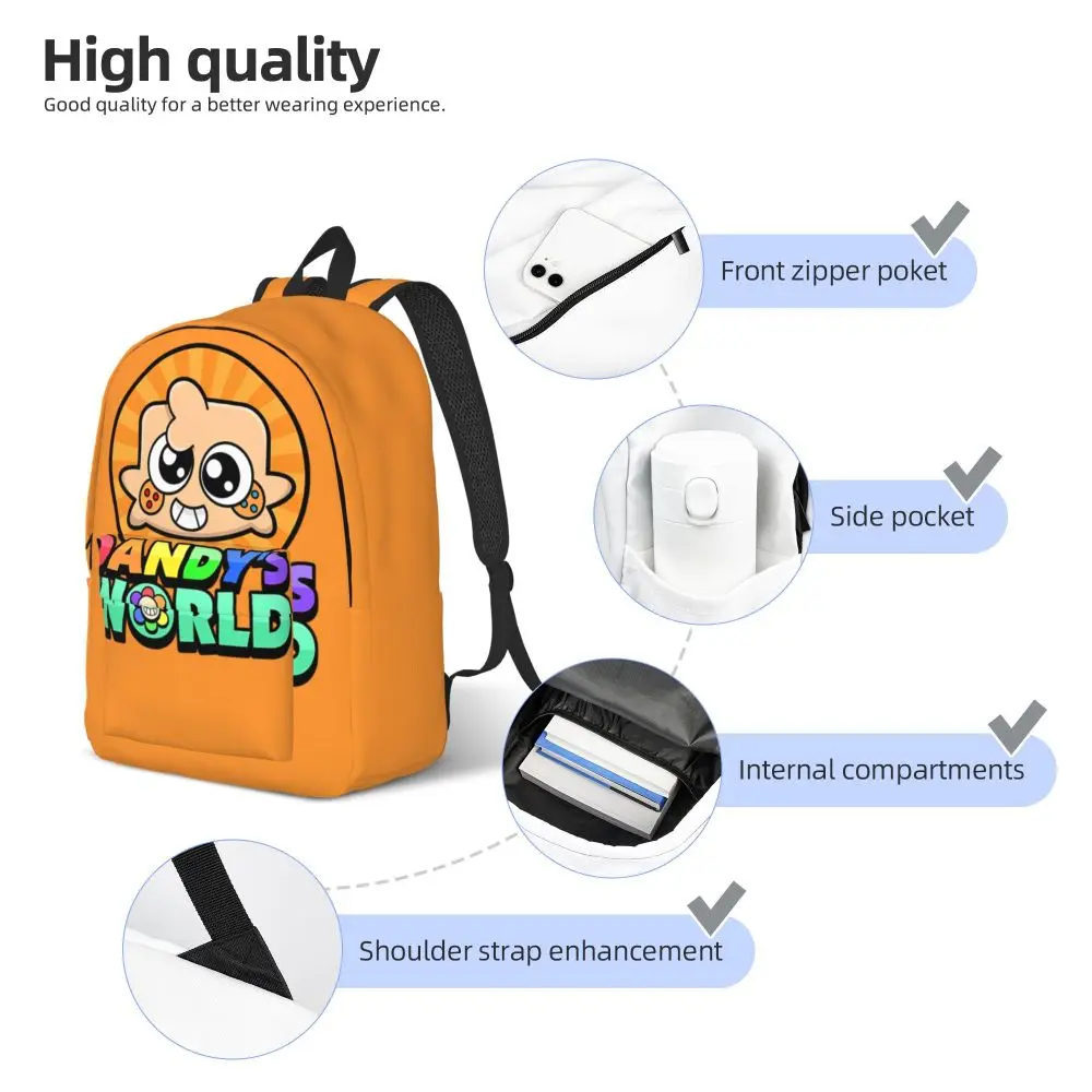 Kawaii Cartoon Dandy's World Goob School Bag
