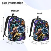 Murder Drones Uzi And N Backpack for Men Women Casual High School Work Daypack Cartoon Anime College Canvas Bags Sports Murder Drones Uzi And N Backpack for Men Women Casual High School Work Daypack Cartoon Anime College Canvas Bags Sports