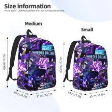 Murder Drones Uzi And N Backpack for Men Women Casual High School Work Daypack Cartoon Anime College Canvas Bags Sports Murder Drones Uzi And N Backpack for Men Women Casual High School Work Daypack Cartoon Anime College Canvas Bags Sports