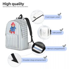 Paddington Cartoon Movie Cool Backpack Outdoor High School Work Daypack for Men Women Laptop Canvas Bags Paddington Cartoon Movie Cool Backpack Outdoor High School Work Daypack for Men Women Laptop Canvas Bags
