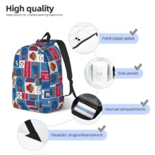 Paddington Cartoon Movie Cool Backpack Outdoor High School Work Daypack for Men Women Laptop Canvas Bags Paddington Cartoon Movie Cool Backpack Outdoor High School Work Daypack for Men Women Laptop Canvas Bags