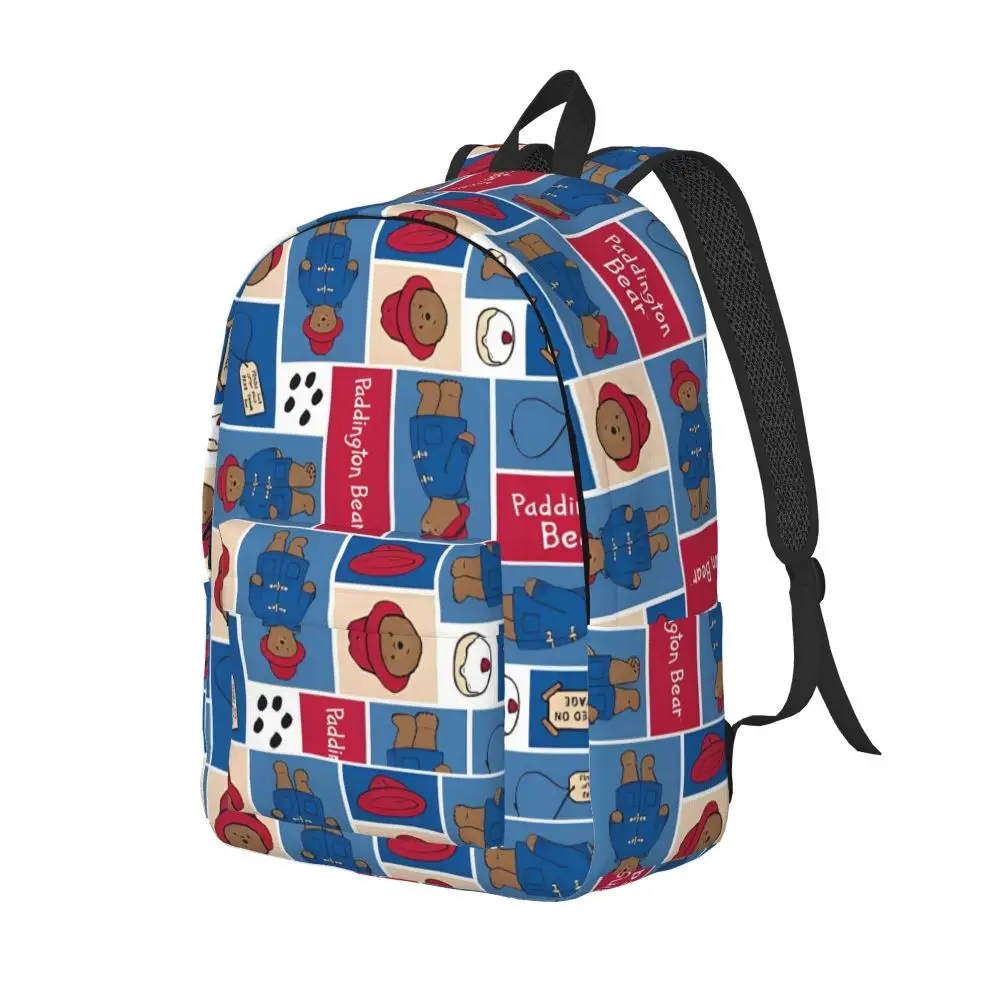 Cartoon Paddington Bear Pattern Kawaii Backpack
