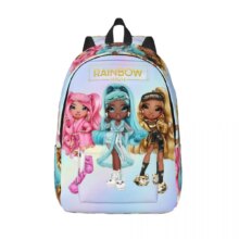 Kawaii Anime Rainbow High Backpack Kawaii Anime Rainbow High Backpack