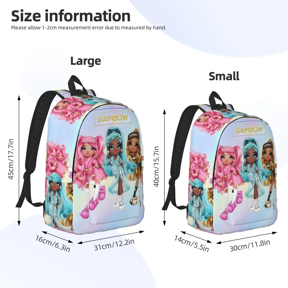 Kawaii Anime Rainbow High Backpack
