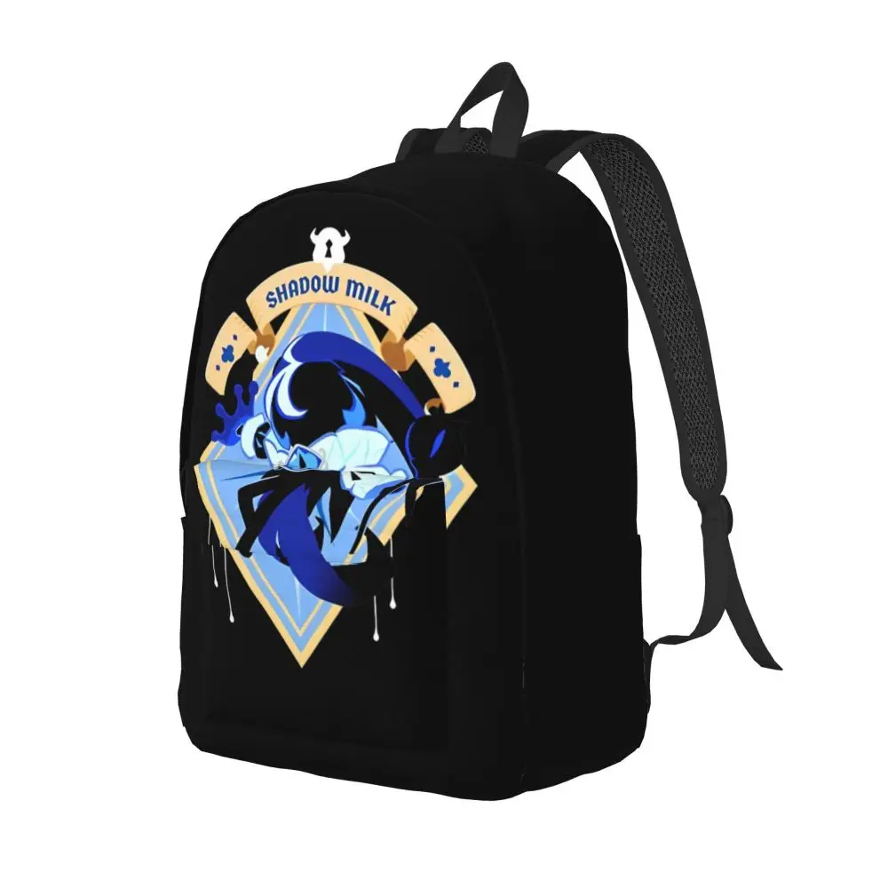 Kawaii Cartoon Shadow Milk Cookie Black Backpack