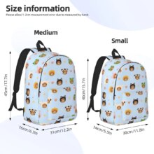 Rilakkuma Zoo Casual Backpack Lightweight Student Business Daypack for Men Women College Shoulder Bag Rilakkuma Zoo Casual Backpack Lightweight Student Business Daypack for Men Women College Shoulder Bag
