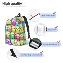 Rilakkuma Zoo Casual Backpack Lightweight Student Business Daypack for Men Women College Shoulder Bag Rilakkuma Zoo Casual Backpack Lightweight Student Business Daypack for Men Women College Shoulder Bag