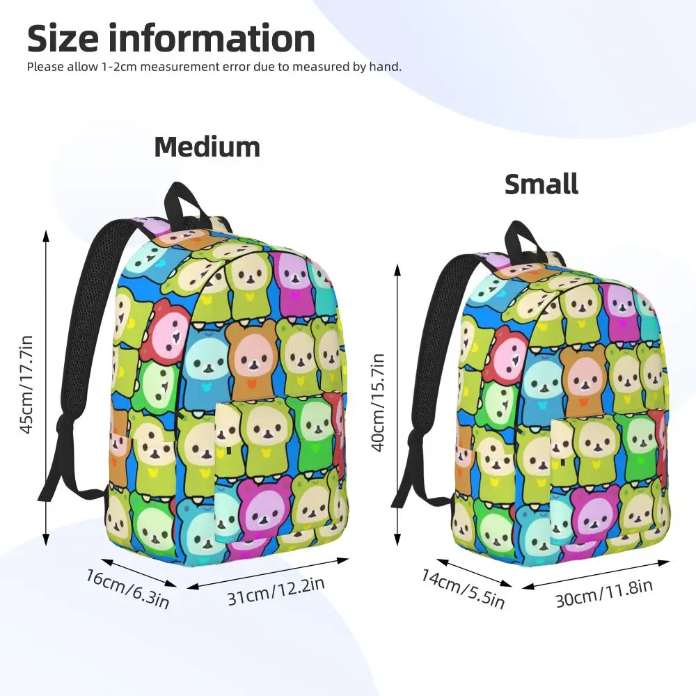 Cartoon Rilakkuma Korilakkuma Pattern Kawaii Backpack
