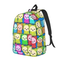 Rilakkuma Zoo Casual Backpack Lightweight Student Business Daypack for Men Women College Shoulder Bag Rilakkuma Zoo Casual Backpack Lightweight Student Business Daypack for Men Women College Shoulder Bag
