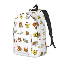 Rilakkuma Zoo Casual Backpack Lightweight Student Business Daypack for Men Women College Shoulder Bag Rilakkuma Zoo Casual Backpack Lightweight Student Business Daypack for Men Women College Shoulder Bag