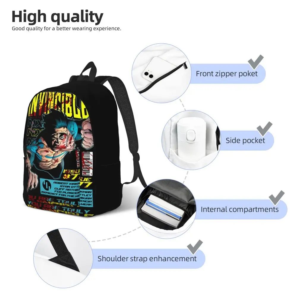 Cartoon Invincible Backpack For Men And Women