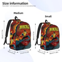 Invincible Atom Eve Backpack for Men Women Fashion Student Hiking Travel Daypack Laptop Computer Canvas Bags Outdoor Invincible Atom Eve Backpack for Men Women Fashion Student Hiking Travel Daypack Laptop Computer Canvas Bags Outdoor