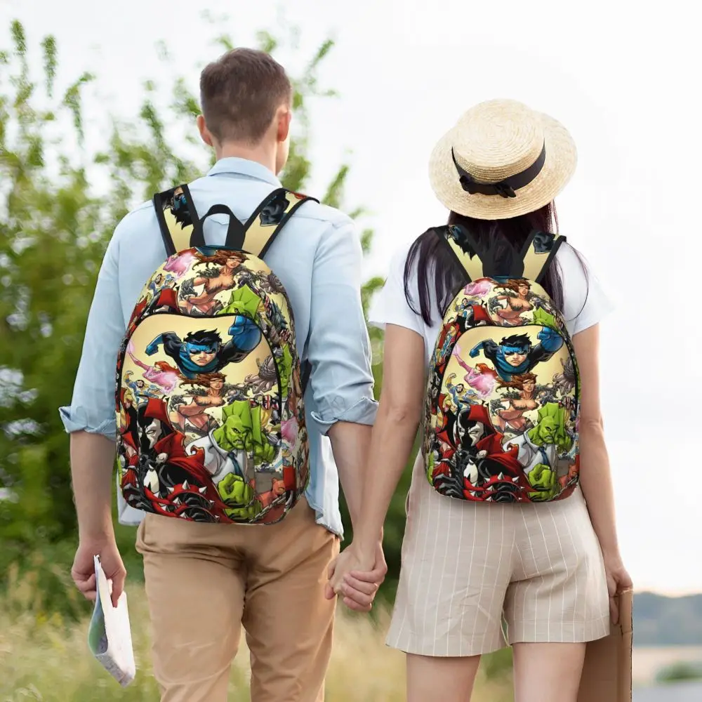 Cartoon Kawaii Invincible Character Student Backpack