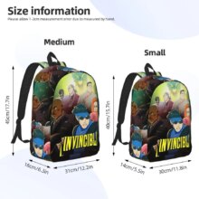 Invincible Atom Eve Backpack for Men Women Fashion Student Hiking Travel Daypack Laptop Computer Canvas Bags Outdoor Invincible Atom Eve Backpack for Men Women Fashion Student Hiking Travel Daypack Laptop Computer Canvas Bags Outdoor