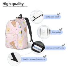 Rilakkuma Backpack for Men Women Cool High School Business Daypack Korilakkuma Frog College Canvas Bags Lightweight Rilakkuma Backpack for Men Women Cool High School Business Daypack Korilakkuma Frog College Canvas Bags Lightweight