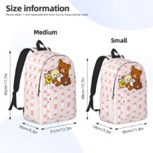 Rilakkuma Backpack for Men Women Cool High School Business Daypack Korilakkuma Frog College Canvas Bags Lightweight Rilakkuma Backpack for Men Women Cool High School Business Daypack Korilakkuma Frog College Canvas Bags Lightweight