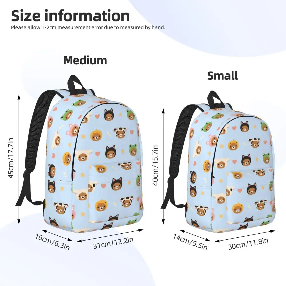 Anime Rilakkuma Kawaii Polyester Backpack