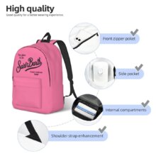 S-SAINT B-BARTH Logo Teenage Backpack Sports High School Hiking Travel 2025 Daypack for Men Women Laptop Computer Shoulder Bag S-SAINT B-BARTH Logo Teenage Backpack Sports High School Hiking Travel 2025 Daypack for Men Women Laptop Computer Shoulder Bag