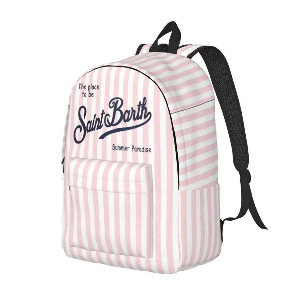 Kawaii Logo Saint Barth Printed Backpack