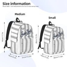 S-SAINT B-BARTH Logo Teenage Backpack Sports High School Hiking Travel 2025 Daypack for Men Women Laptop Computer Shoulder Bag S-SAINT B-BARTH Logo Teenage Backpack Sports High School Hiking Travel 2025 Daypack for Men Women Laptop Computer Shoulder Bag