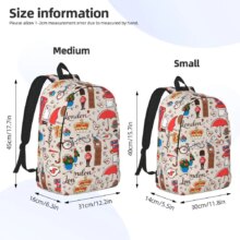 Uk London British Symbols Backpack for Men Women Fashion Student Hiking Travel Daypack Laptop Computer Shoulder Bag Sports Uk London British Symbols Backpack for Men Women Fashion Student Hiking Travel Daypack Laptop Computer Shoulder Bag Sports