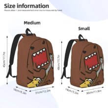 Domo Kun Face Anime Casual Backpack Sports Student Business Meme Doll Daypack for Men Women College Canvas Bags Domo Kun Face Anime Casual Backpack Sports Student Business Meme Doll Daypack for Men Women College Canvas Bags