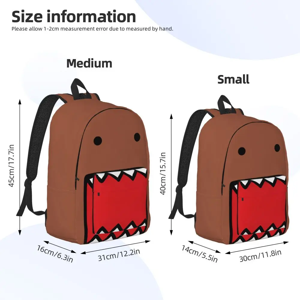 Anime Kawaii Domo Kun Face Schoolbag