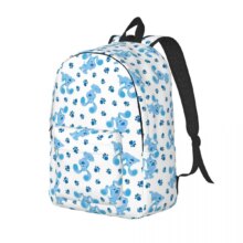 Blue’s Clues Blue Dog Cartoon Cool Backpack Outdoor High School Hiking Travel Daypack for Men Women Laptop Computer Canvas Bags Blue's Clues Blue Dog Cartoon Cool Backpack Outdoor High School Hiking Travel Daypack for Men Women Laptop Computer Canvas Bags