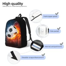 Sports Footbal Backpack for Men Women Teenage Student Hiking Travel Daypack Soccer College Shoulder Bag Outdoor Sports Footbal Backpack for Men Women Teenage Student Hiking Travel Daypack Soccer College Shoulder Bag Outdoor