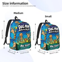 Dog Man Dogman Movie Comic Backpack for Men Women Casual Student Hiking Travel Daypack Cartoon College Canvas Bags Lightweight Dog Man Dogman Movie Comic Backpack for Men Women Casual Student Hiking Travel Daypack Cartoon College Canvas Bags Lightweight