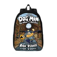Dog Man Dogman Movie Comic Backpack for Men Women Casual Student Hiking Travel Daypack Cartoon College Canvas Bags Lightweight Dog Man Dogman Movie Comic Backpack for Men Women Casual Student Hiking Travel Daypack Cartoon College Canvas Bags Lightweight