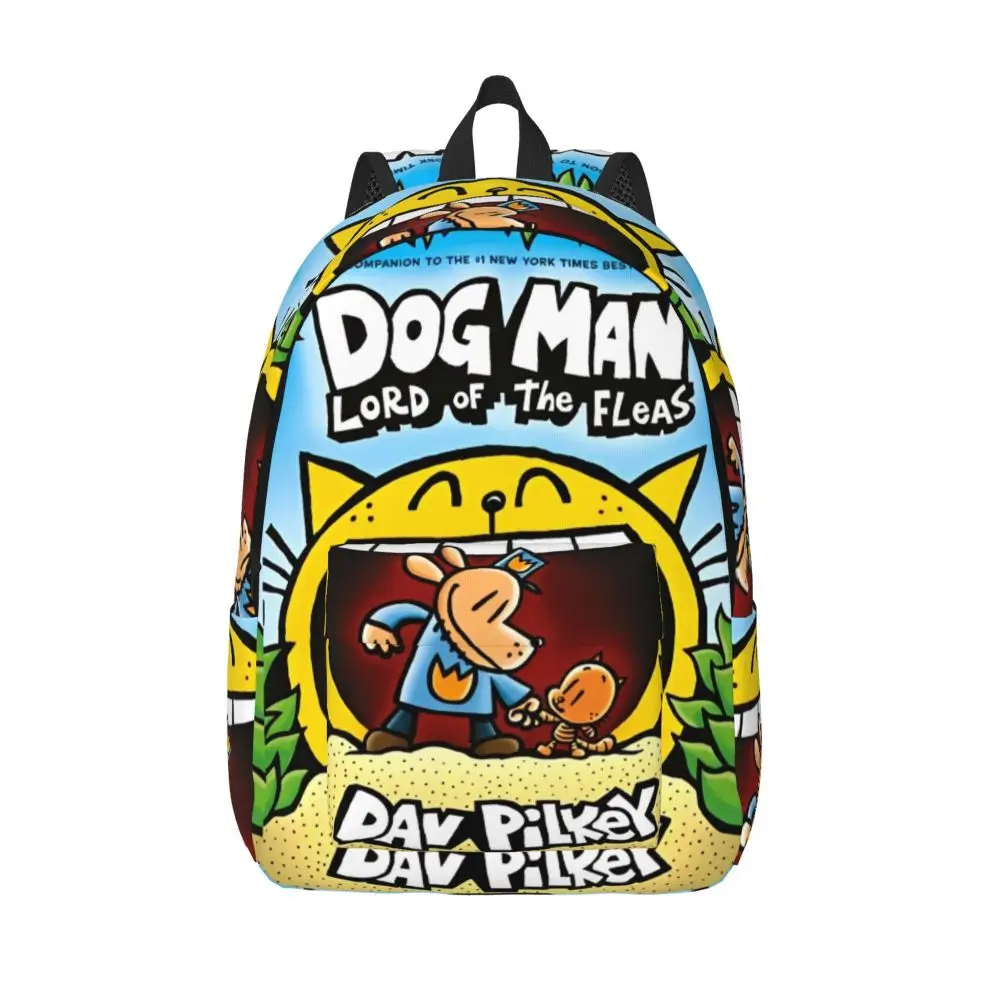 Dog Man Lord Of The Fleas Comic Kawaii Backpack
