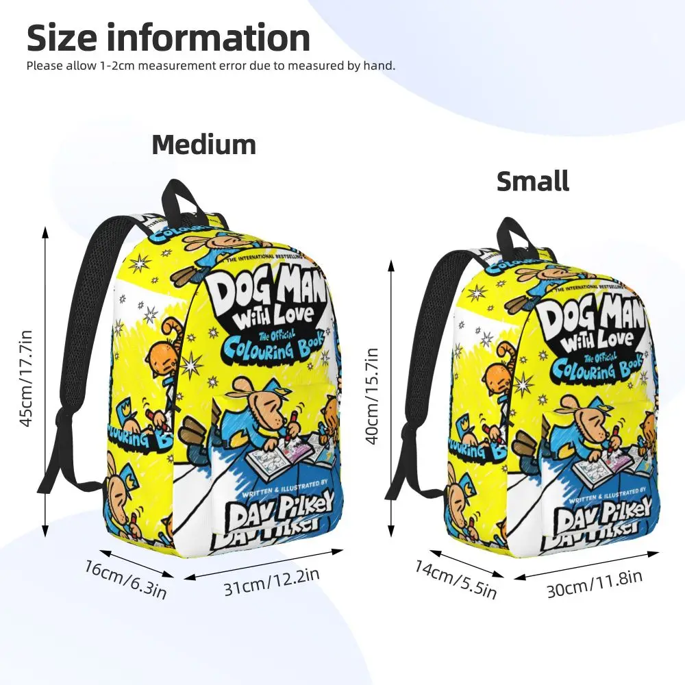 Dog Man With Love Comic Kawaii Backpack