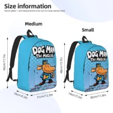 Dog Man Dogman Movie Comic Backpack for Men Women Casual Student Hiking Travel Daypack Cartoon College Canvas Bags Lightweight Dog Man Dogman Movie Comic Backpack for Men Women Casual Student Hiking Travel Daypack Cartoon College Canvas Bags Lightweight