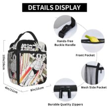 The Mighty Atom Astro Boy Astroboy Insulated Lunch Bag Cooler Bag Reusable Lunch Container Portable Tote Lunch Box Office Travel The Mighty Atom Astro Boy Astroboy Insulated Lunch Bag Cooler Bag Reusable Lunch Container Portable Tote Lunch Box Office Travel