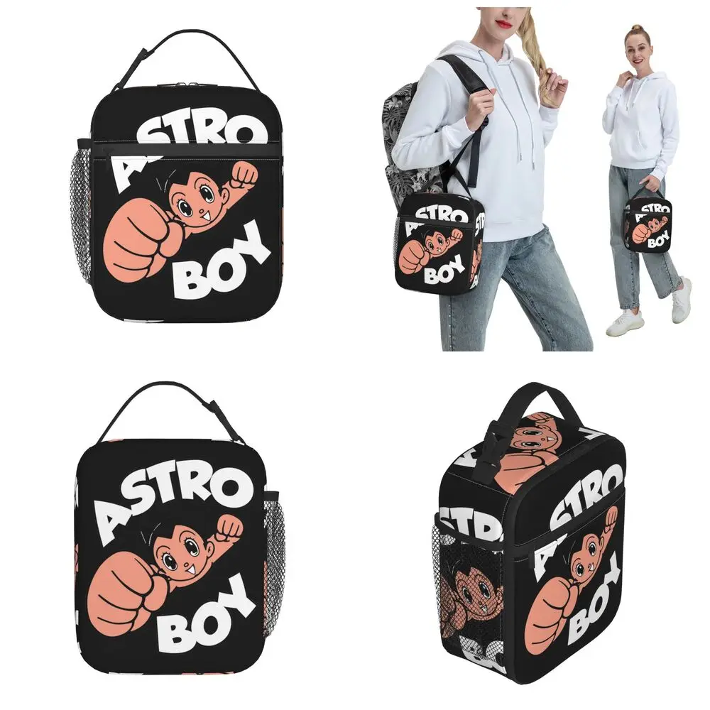 Kawaii Astro Boy Printed Insulated Lunch Bag