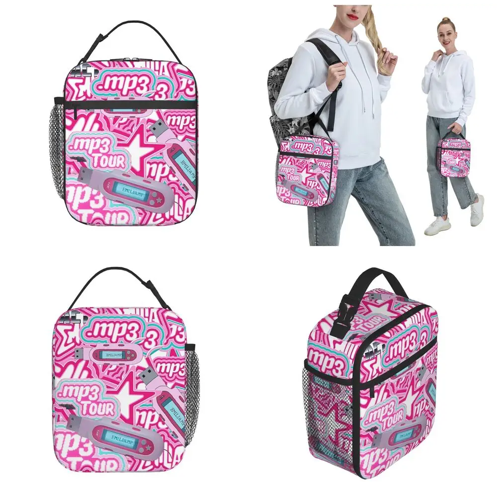 MP3 Tour Emilia Mernes Pattern Insulated Kawaii Lunch Bag