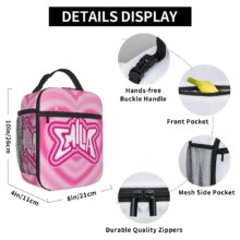 MP3 Emilia Mernes Insulated Lunch Bag Portable Lunch Container Thermal Bag Tote Lunch Box Beach Picnic Food Bag MP3 Emilia Mernes Insulated Lunch Bag Portable Lunch Container Thermal Bag Tote Lunch Box Beach Picnic Food Bag