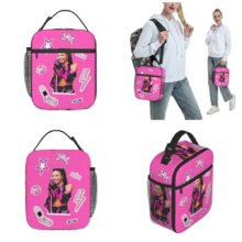 MP3 Emilia Mernes Insulated Lunch Bag Portable Lunch Container Thermal Bag Tote Lunch Box Beach Picnic Food Bag MP3 Emilia Mernes Insulated Lunch Bag Portable Lunch Container Thermal Bag Tote Lunch Box Beach Picnic Food Bag