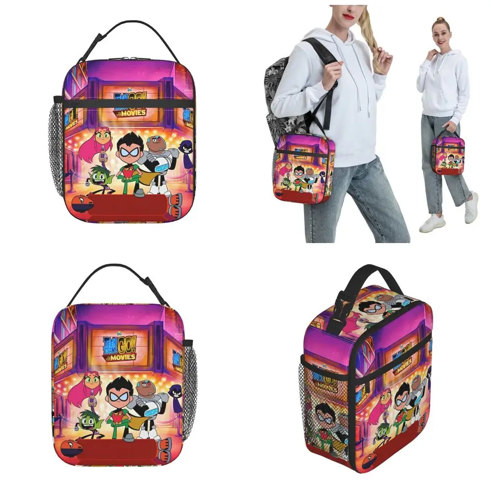 Kawaii Anime Teen Titans Go! To The Movies Lunch Bag