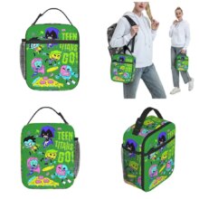 Teen Titans Go Team Comic Insulated Lunch Bags High Capacity Lunch Container Cooler Bag Tote Lunch Box Beach Travel Food Handbag Teen Titans Go Team Comic Insulated Lunch Bags High Capacity Lunch Container Cooler Bag Tote Lunch Box Beach Travel Food Handbag