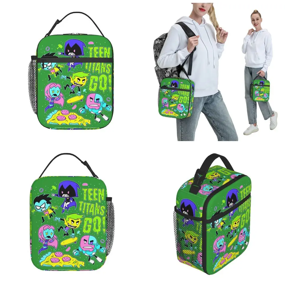Kawaii Character Teen Titans Go! Lunch Bag