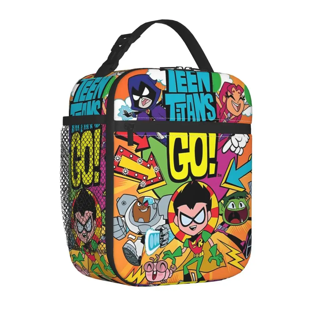 Kawaii Teen Titans Go! Character Cartoon Lunch Bag