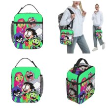 Teen Titans Go Team Comic Insulated Lunch Bags High Capacity Lunch Container Cooler Bag Tote Lunch Box Beach Travel Food Handbag Teen Titans Go Team Comic Insulated Lunch Bags High Capacity Lunch Container Cooler Bag Tote Lunch Box Beach Travel Food Handbag