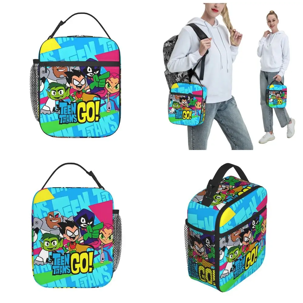Kawaii Teen Titans Go! Anime Character Lunch Bag