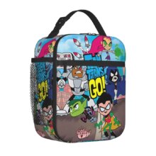 Teen Titans Go Team Comic Insulated Lunch Bags High Capacity Lunch Container Cooler Bag Tote Lunch Box Beach Travel Food Handbag Teen Titans Go Team Comic Insulated Lunch Bags High Capacity Lunch Container Cooler Bag Tote Lunch Box Beach Travel Food Handbag