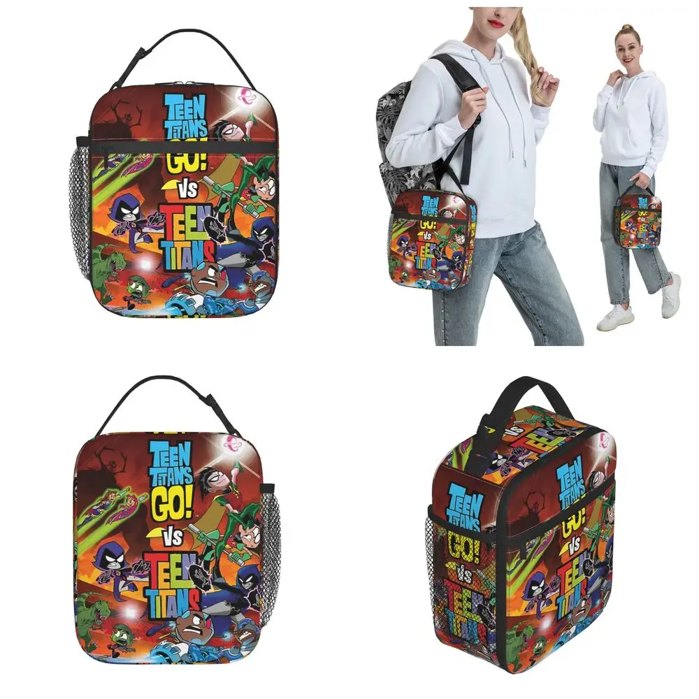 Kawaii Anime Teen Titans Go! vs. Teen Titans Lunch Bag