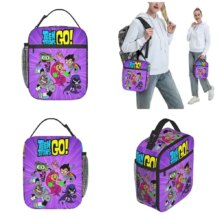 Teen Titans Go Team Comic Insulated Lunch Bags High Capacity Lunch Container Cooler Bag Tote Lunch Box Beach Travel Food Handbag Teen Titans Go Team Comic Insulated Lunch Bags High Capacity Lunch Container Cooler Bag Tote Lunch Box Beach Travel Food Handbag
