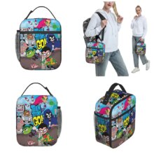 Teen Titans Go Team Comic Insulated Lunch Bags High Capacity Lunch Container Cooler Bag Tote Lunch Box Beach Travel Food Handbag Teen Titans Go Team Comic Insulated Lunch Bags High Capacity Lunch Container Cooler Bag Tote Lunch Box Beach Travel Food Handbag